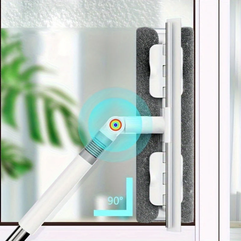 2-in-1 Raam- en Glasreiniger met Uitschuifbare Steel - Image 7