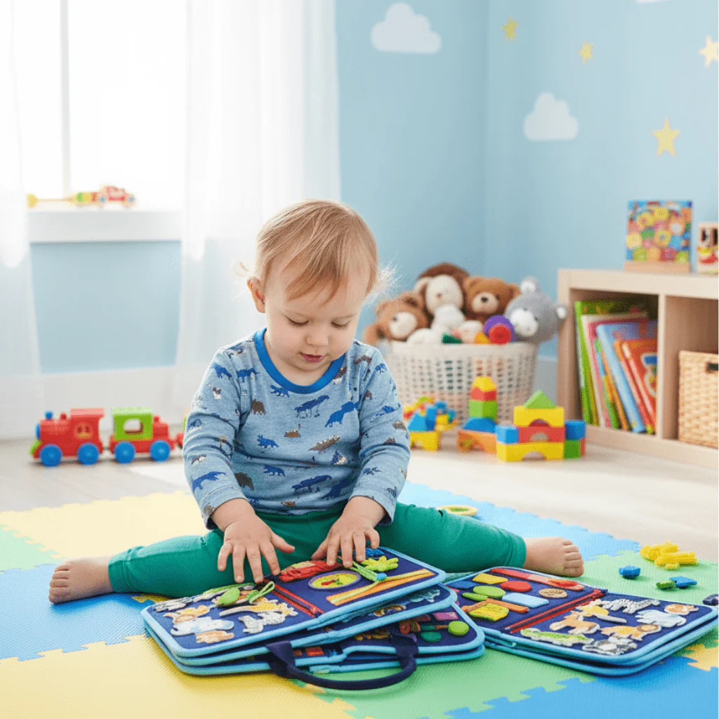 Activiteitenbord voor Baby's - Interactief Speelbord voor Motorische Ontwikkeling - Image 2