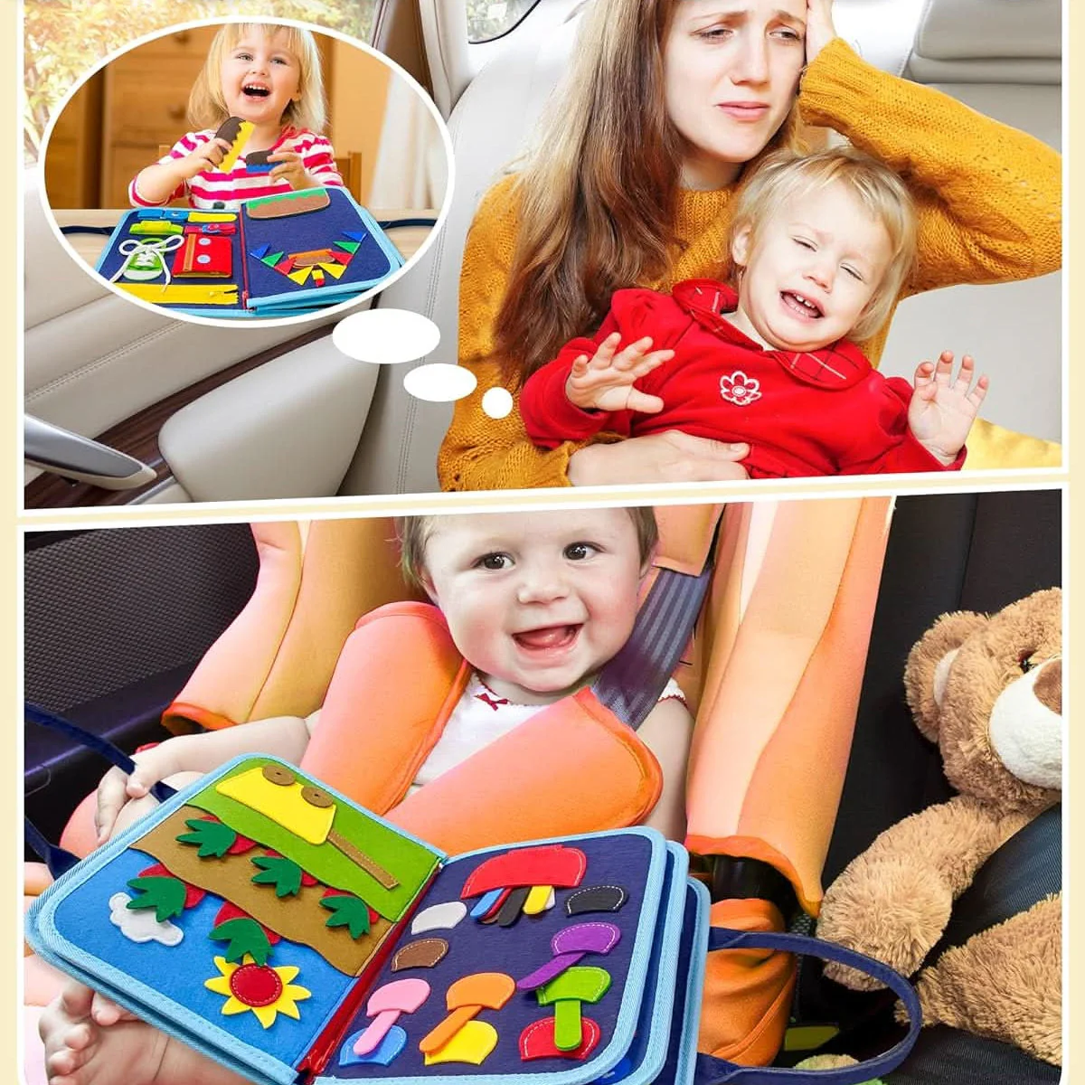 Activiteitenbord voor Baby's - Interactief Speelbord voor Motorische Ontwikkeling - Image 5