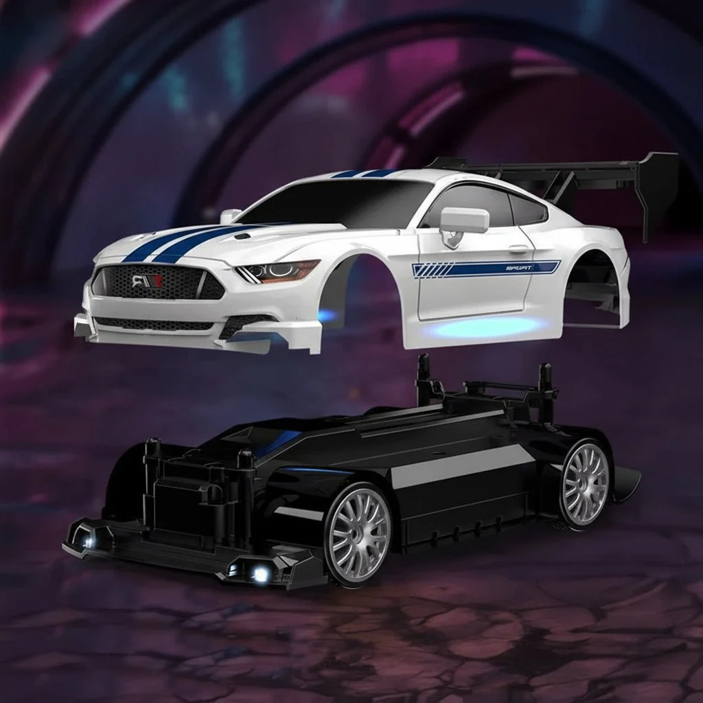 Afstand Bestuurbare Auto 4WD RC Drift Met Wisselbare Banden - Image 7