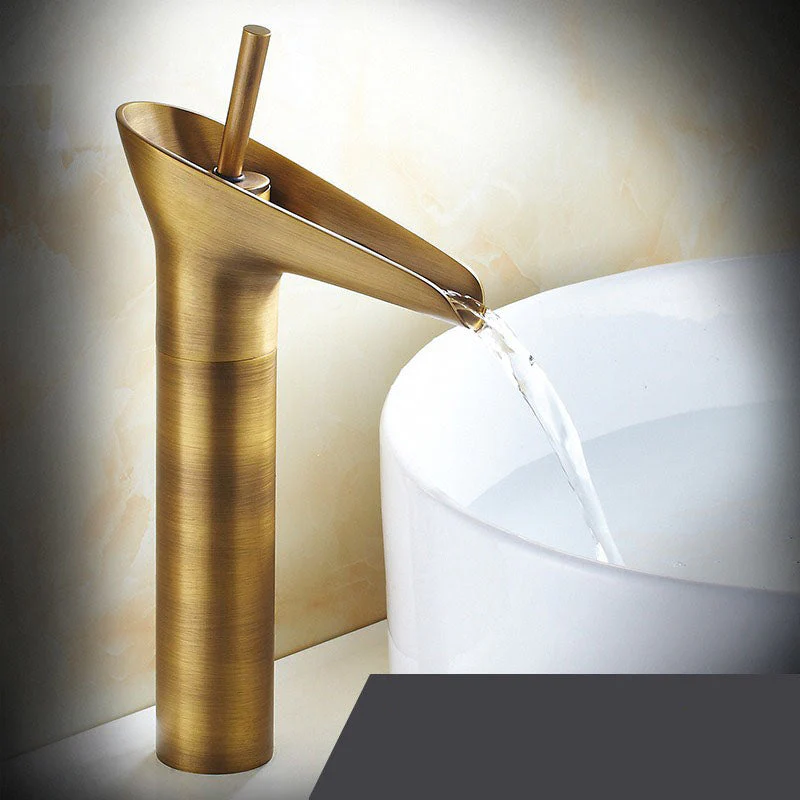 Antieke Badkamer Wastafelkraan met Watervaluitloop - Image 6
