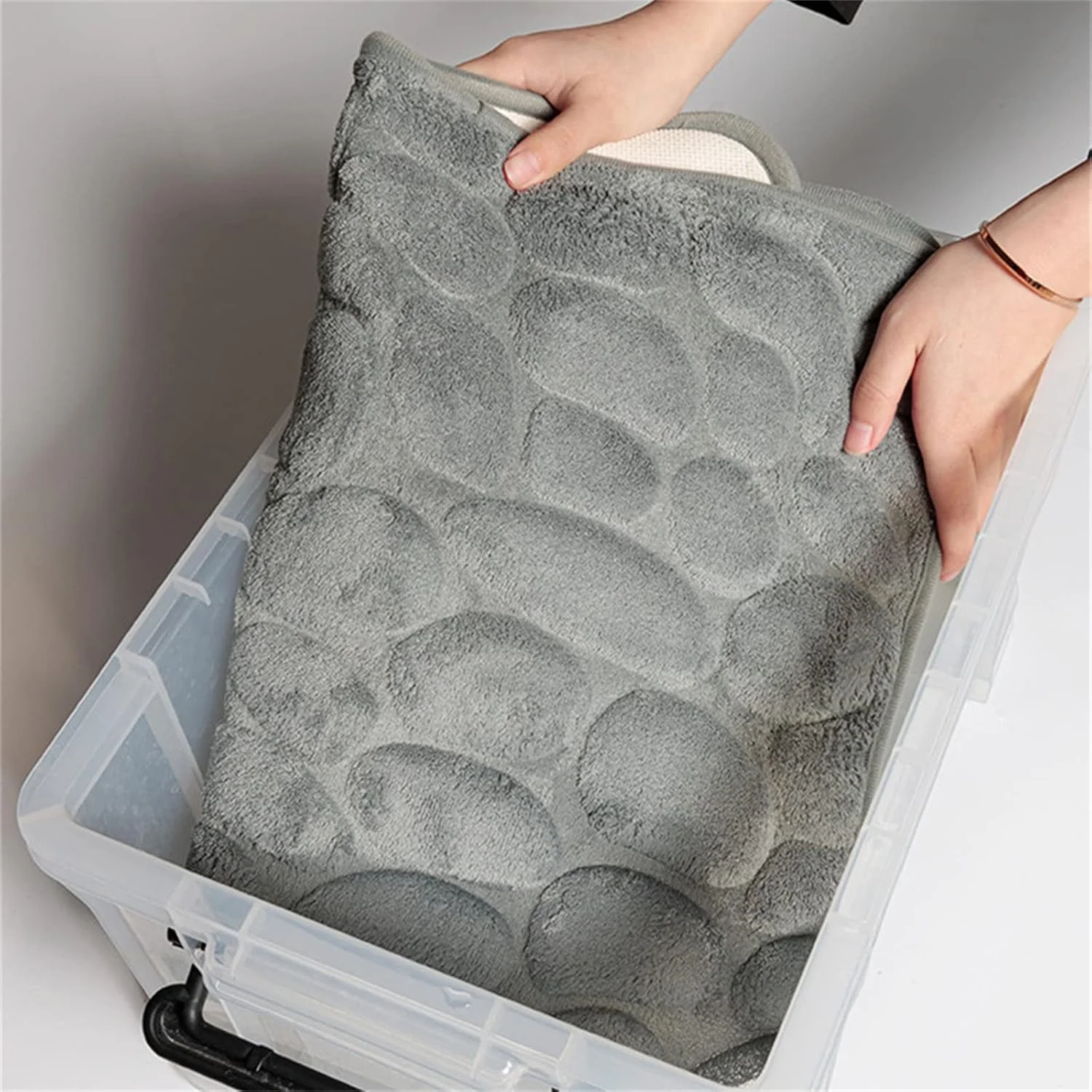 Antislip Badmat met Kasseipatroon voor Badkamer - Image 5