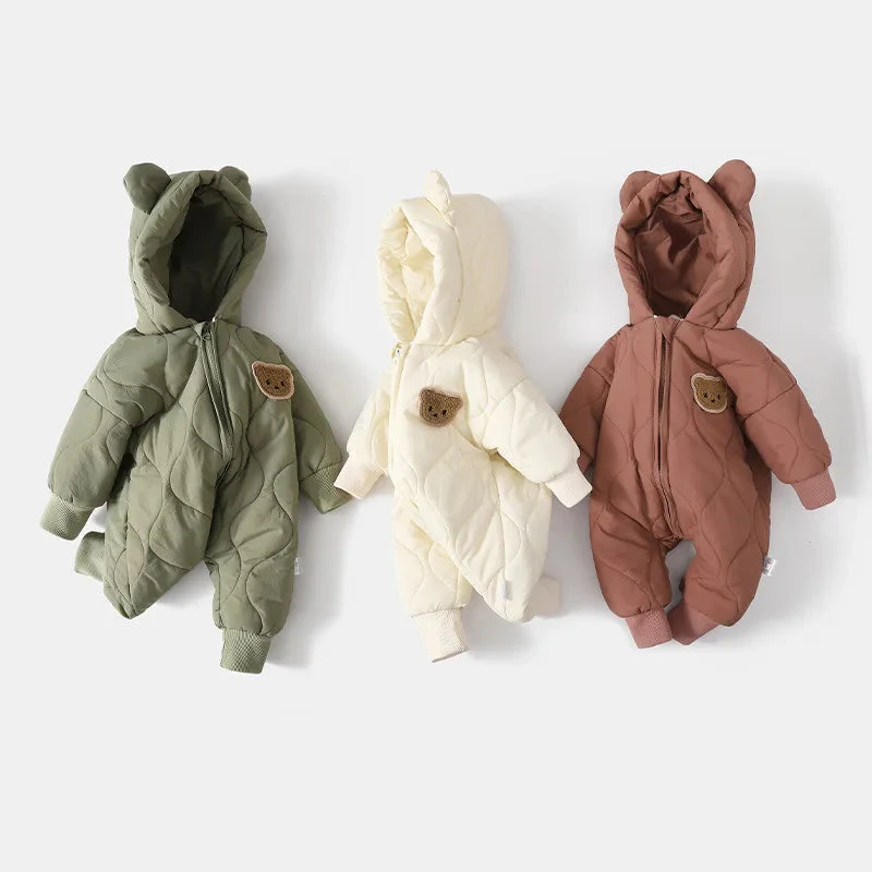 Baby Winteroverall met Capuchon en Berenmotief - Image 2