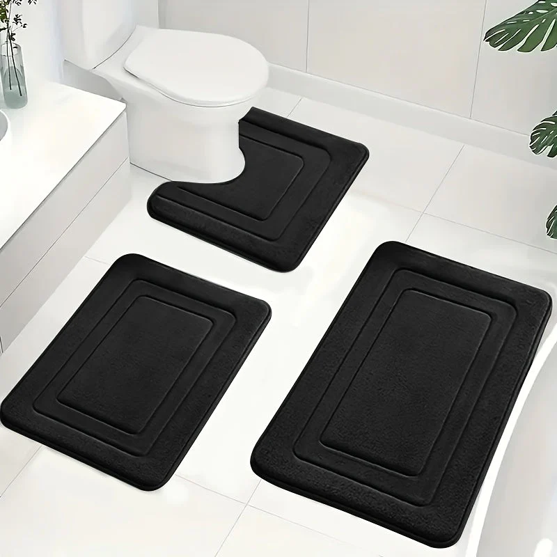 Badkamer Mat Set 3-delig met Comfort en Anti-slip - Image 4