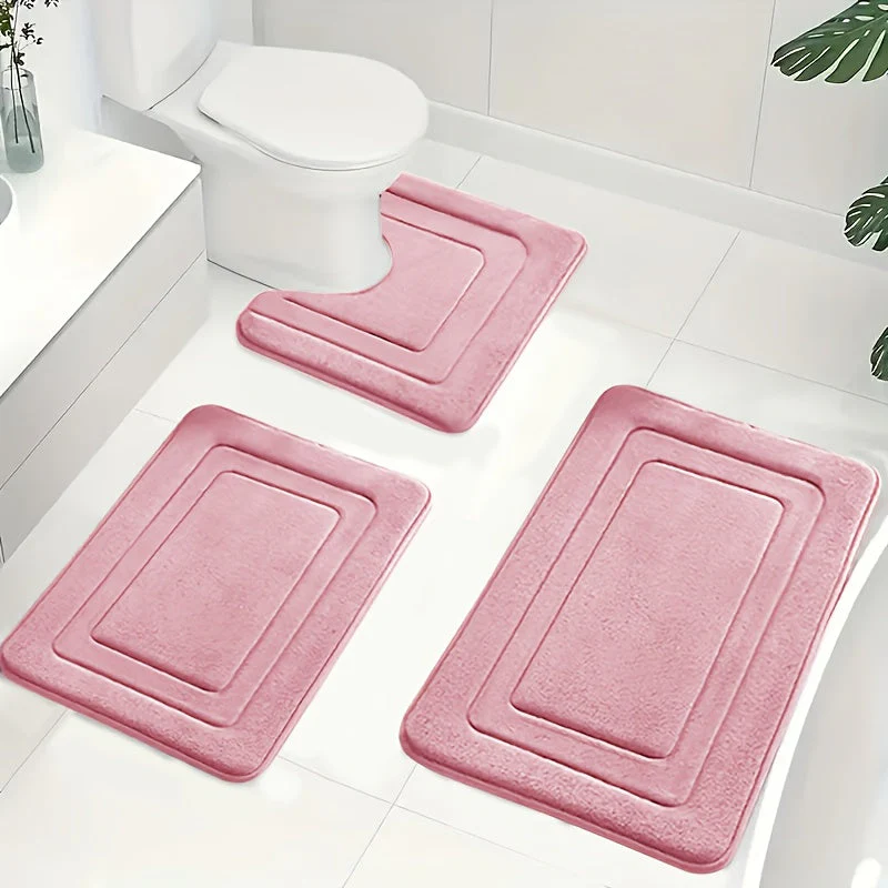 Badkamer Mat Set 3-delig met Comfort en Anti-slip - Image 7