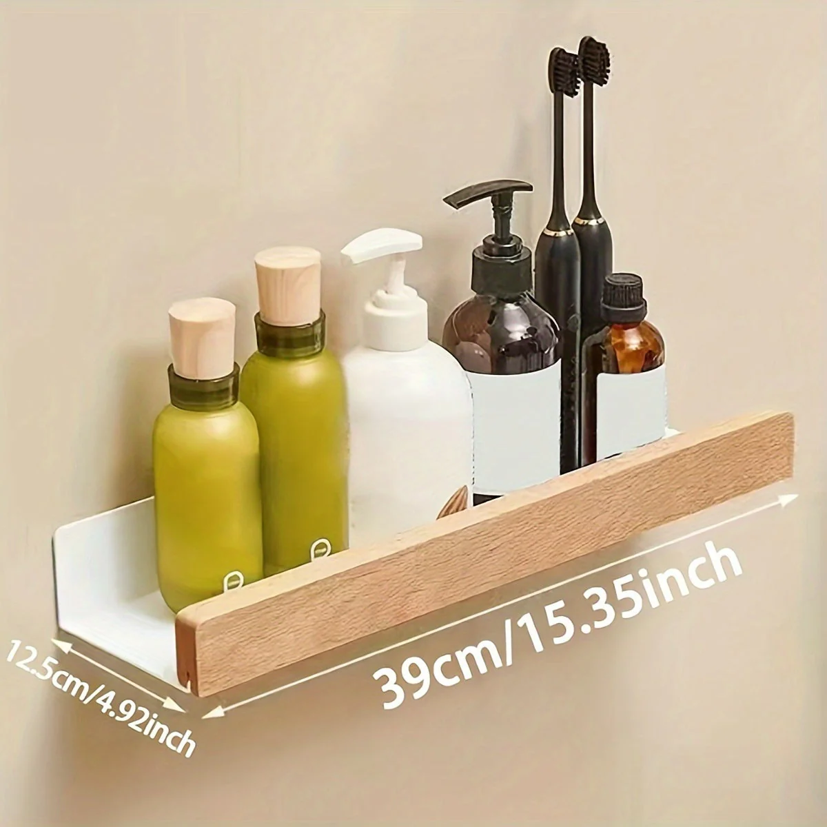 Badkamerrek Modern Ruimtebesparend Wandrek voor Organisatie - Image 10