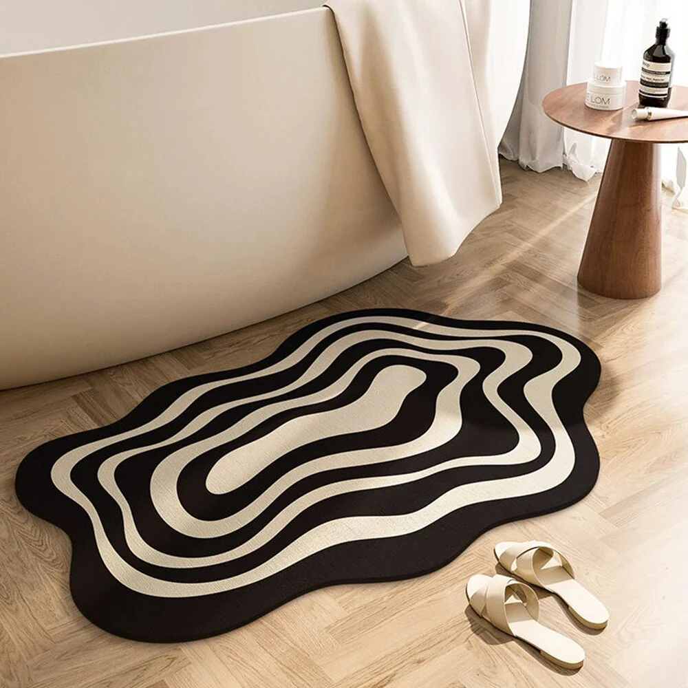 Badmat Antislip Onregelmatig Design voor Badkamer en Douche - Image 2