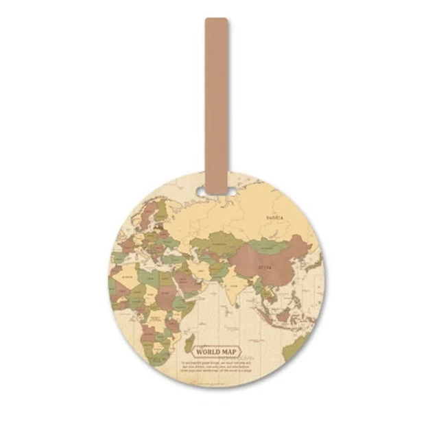 Belleza's Worldmap Koffer Label - Image 4