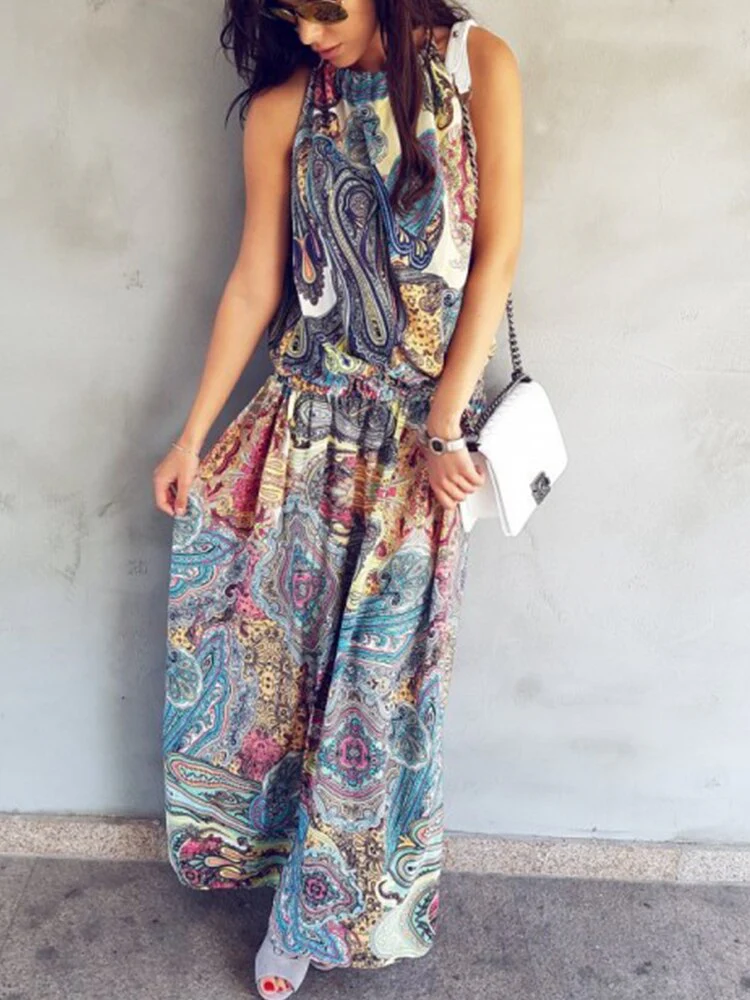 Bloemen Halter Jurk - Image 3