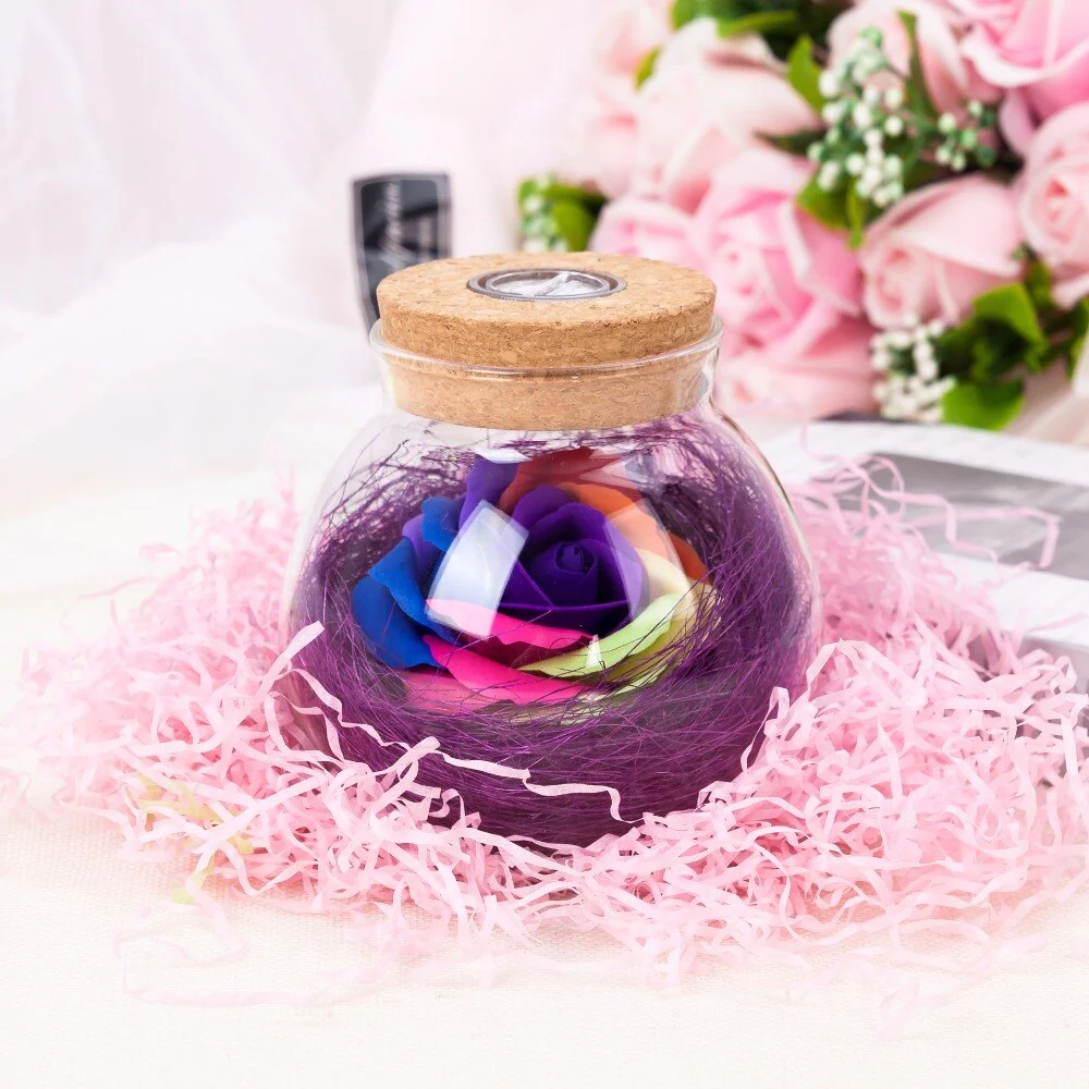 Bloom - LED Roos Fles Lamp - Image 3
