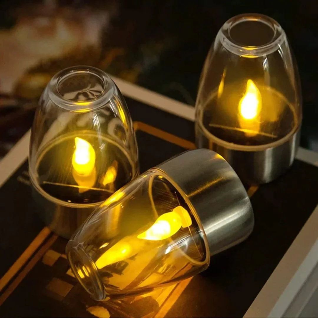 Buiten LED Kaarslicht voor Tuin Decoratie
