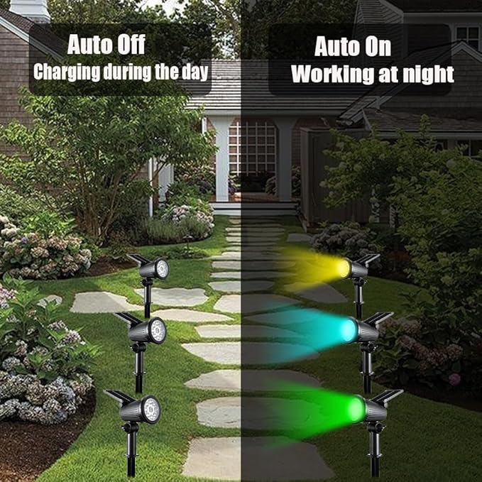 Buitenlamp LED Spotlampen Solar Tuinverlichting Weerbestendig - Image 7