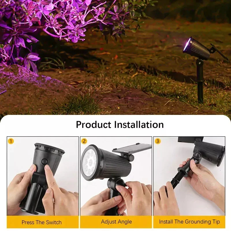 Buitenlamp LED Spotlampen Solar Tuinverlichting Weerbestendig - Image 9