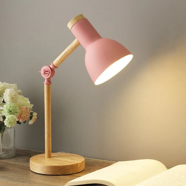 Bureaulamp Hout Scandinavisch Design - Image 5
