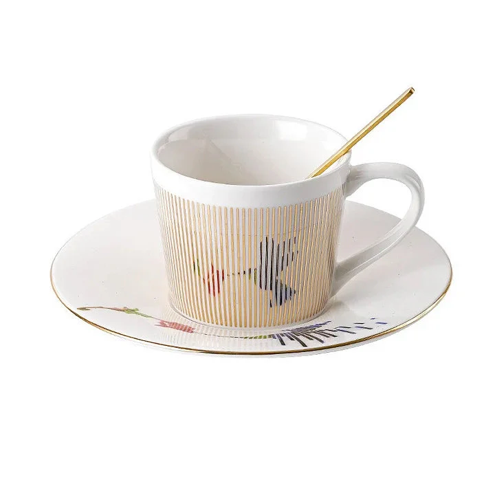 Creatieve Koffiemok met Bewegende Reflectie en Luxe Gouden Lijnen - Image 8