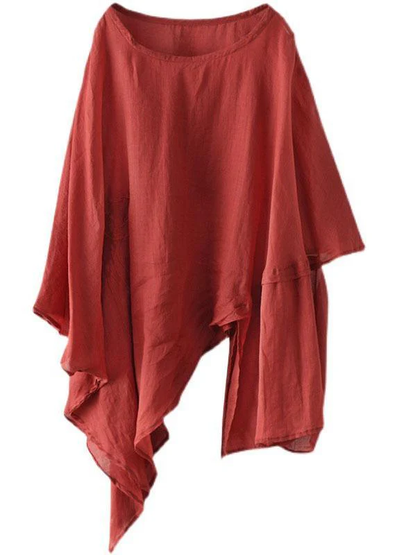 Dames Asymmetrisch Shirt met Geborduurd Ontwerp - Image 5