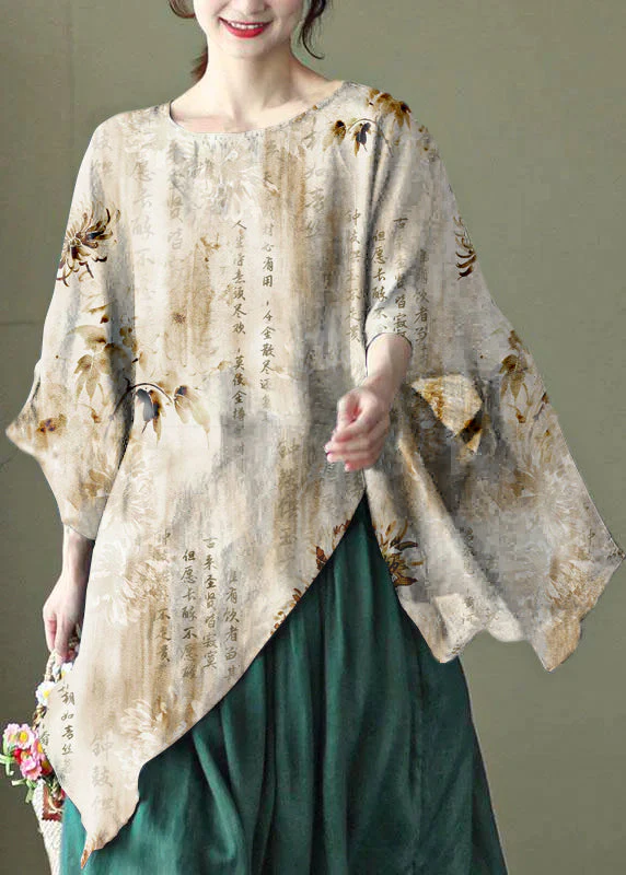 Dames Asymmetrisch Shirt met Geborduurd Ontwerp - Image 7