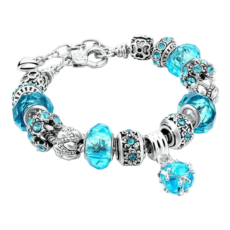 Dames Bedelarmband Oceaanstijl Met Unieke Bedels Voor Armband