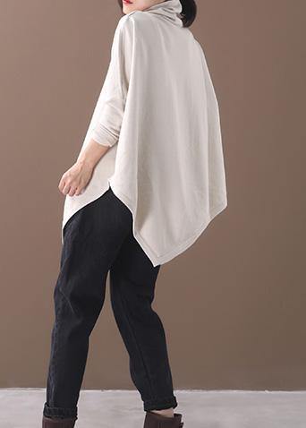 Dames Blouse met Asymmetrische Zoom en Hoge Hals - Image 2