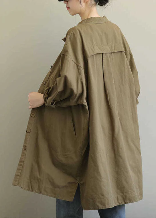 Dames Casual Jas met Peter Pan-kraag en Zakken - Image 4