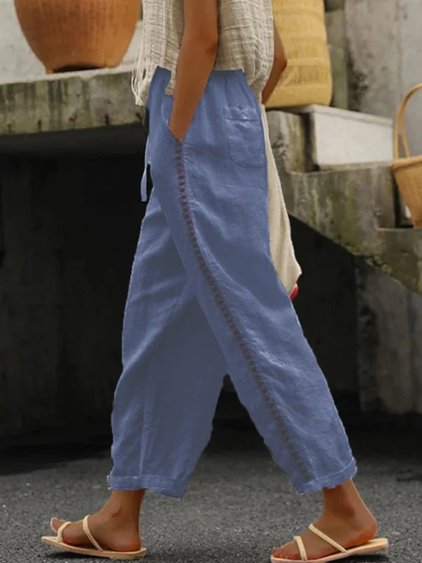 Dames Cropped Broek met Stiksels - Image 4