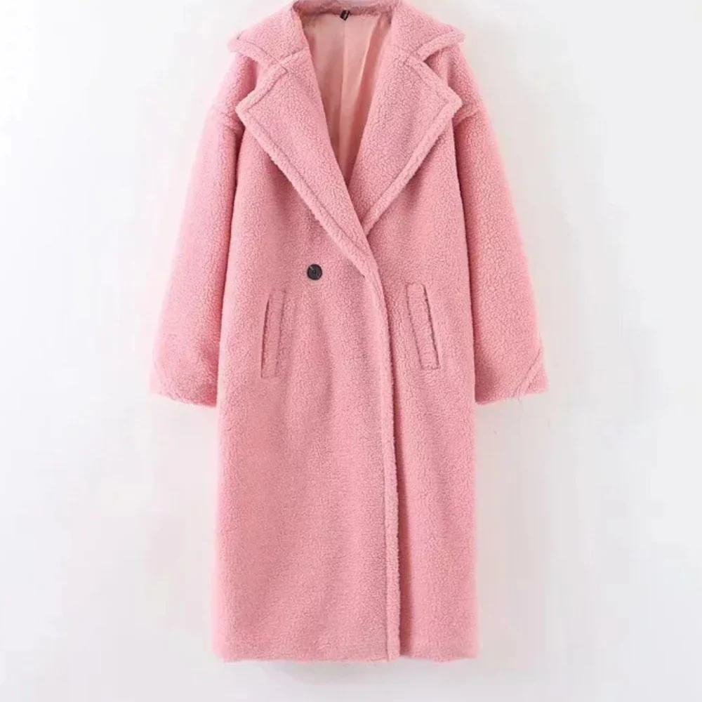 Dames Fluffy Jas Losse Pasvorm Comfortabel en Trendy - Image 5