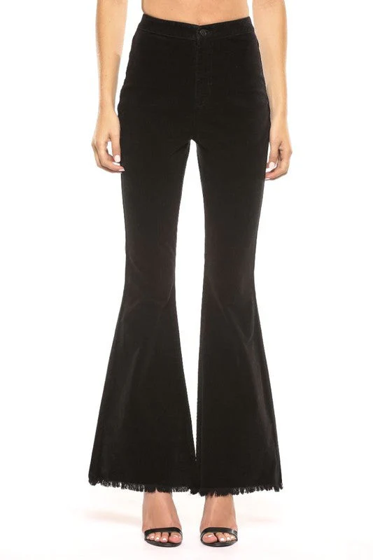 Dames Hoge Taille Flared Corduroy Jeans - Image 4