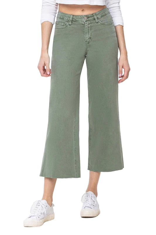 Dames Hoge Taille Wijde Pijpen Jeans