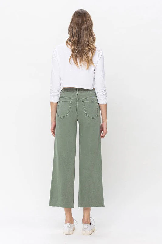 Dames Hoge Taille Wijde Pijpen Jeans - Image 3
