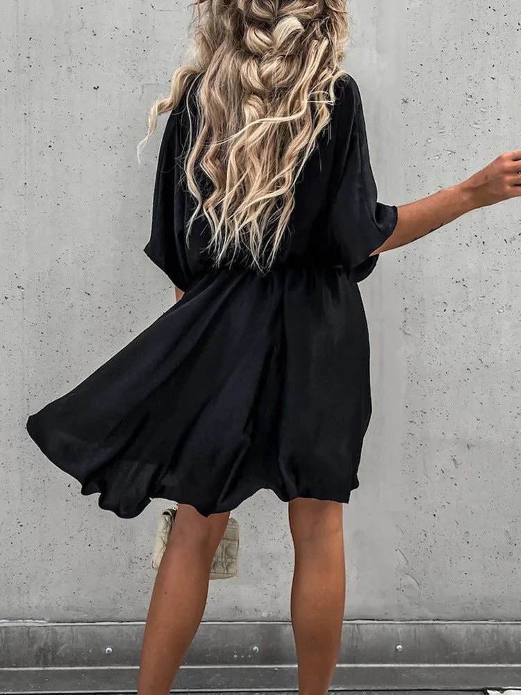 Dames Jurken V-hals Comfortabele Stijl voor Zomer en Feestelijke Gelegenheden - Image 5