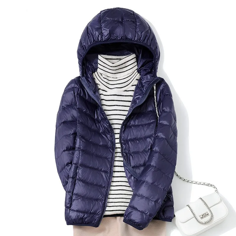 Dames Korte Puffer Jacket Ultralicht Casual Winterjas - Image 10