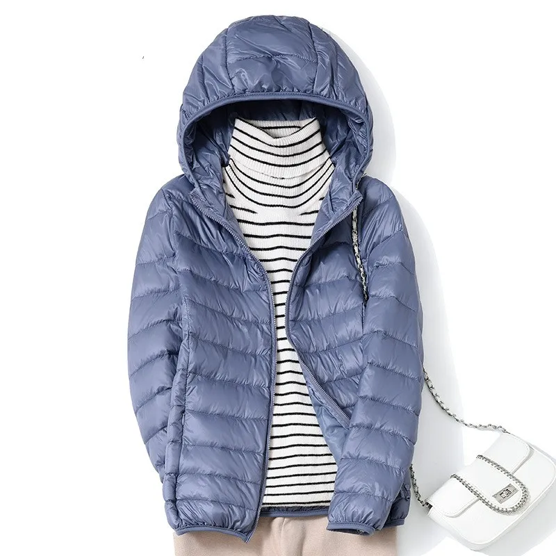 Dames Korte Puffer Jacket Ultralicht Casual Winterjas - Image 11