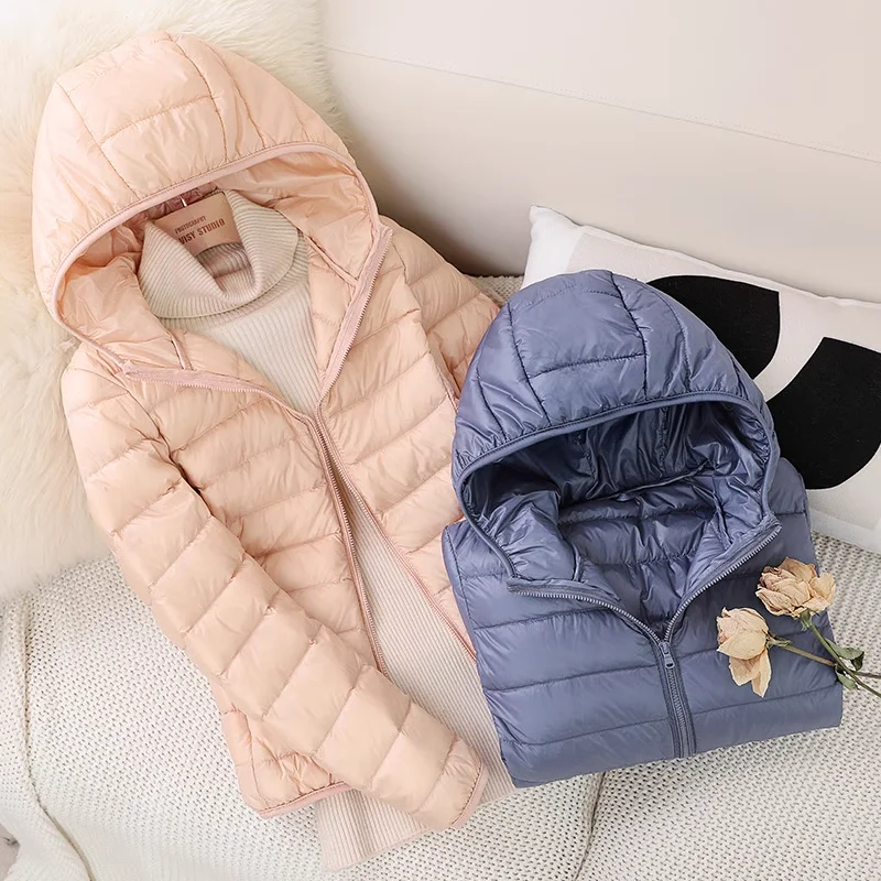 Dames Korte Puffer Jacket Ultralicht Casual Winterjas - Image 2