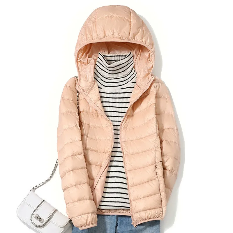 Dames Korte Puffer Jacket Ultralicht Casual Winterjas - Image 5