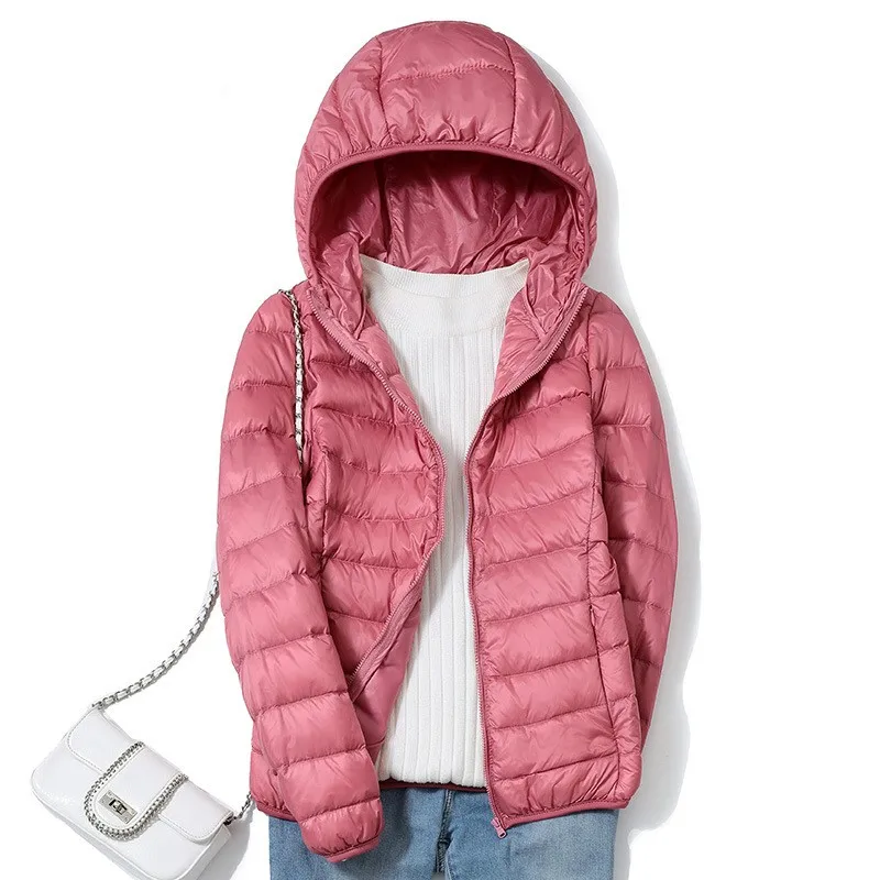 Dames Korte Puffer Jacket Ultralicht Casual Winterjas - Image 6