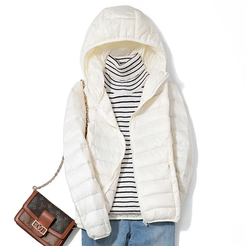 Dames Korte Puffer Jacket Ultralicht Casual Winterjas - Image 7
