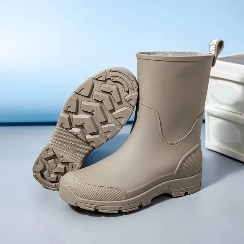 Dames Laarzen Hoge Waterdichte Mid-Calf Boots met Antislip Zool - Image 5