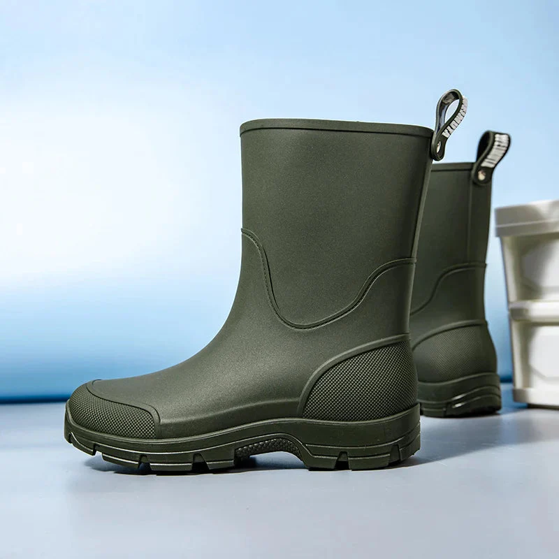Dames Laarzen Hoge Waterdichte Mid-Calf Boots met Antislip Zool - Image 6