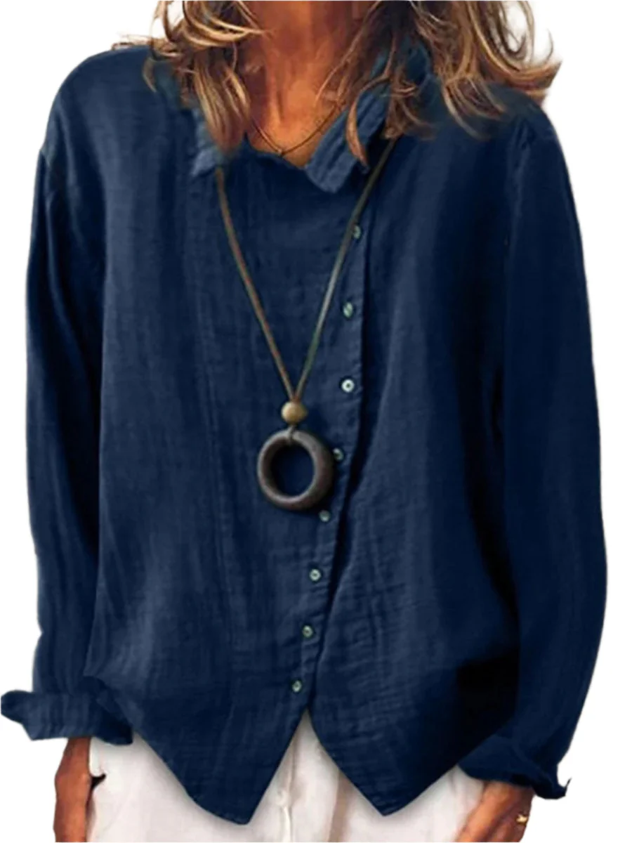 Dames Lange Shirt Casual