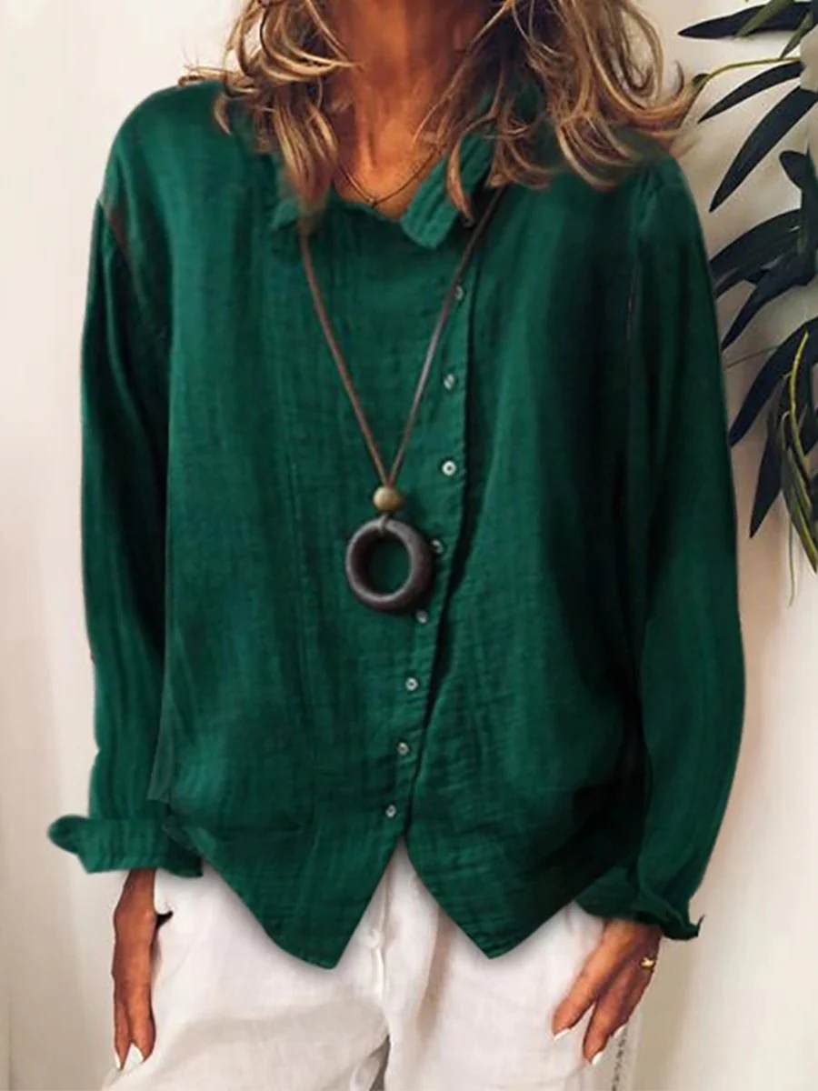 Dames Lange Shirt Casual - Image 3