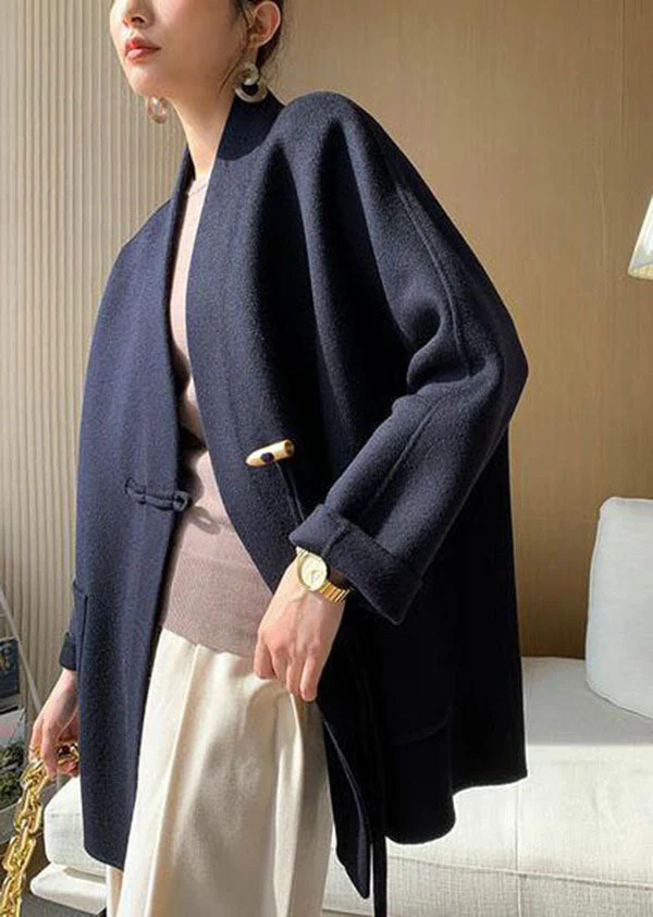 Dames Oversized Jas met Zak en Kwast - Image 4