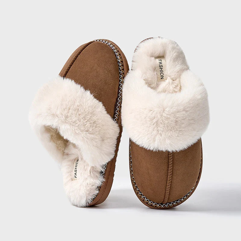 Dames Pantoffels met Zachte Bontvoering voor de Winter Sloffen - Image 4