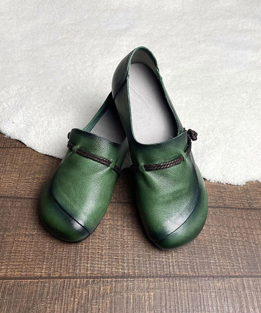 Dames Platte Schoenen Retro Stijl met Gesplitste Kruisband - Image 2