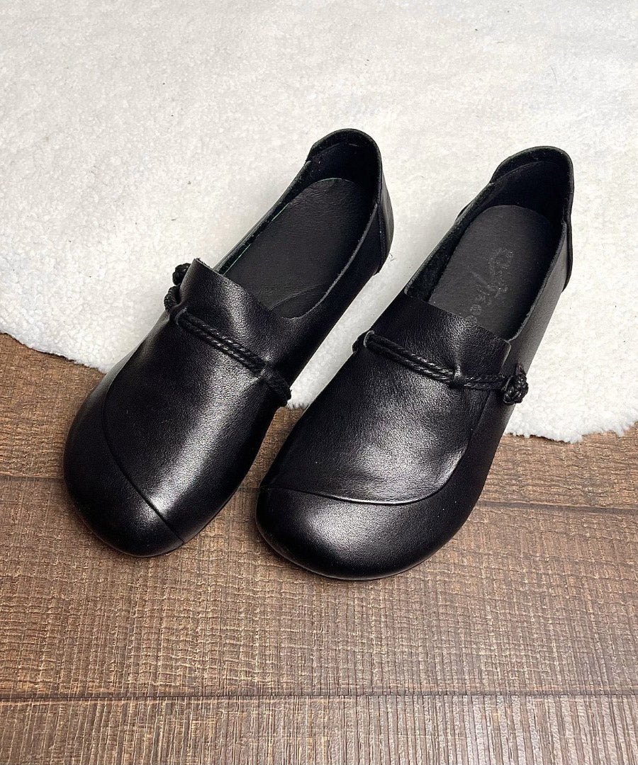 Dames Platte Schoenen Retro Stijl met Gesplitste Kruisband - Image 4