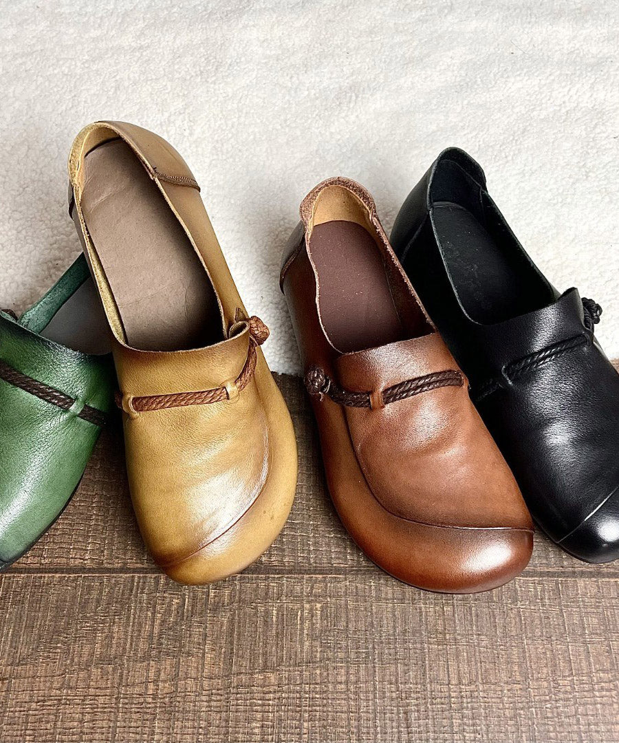Dames Platte Schoenen Retro Stijl met Gesplitste Kruisband - Image 5