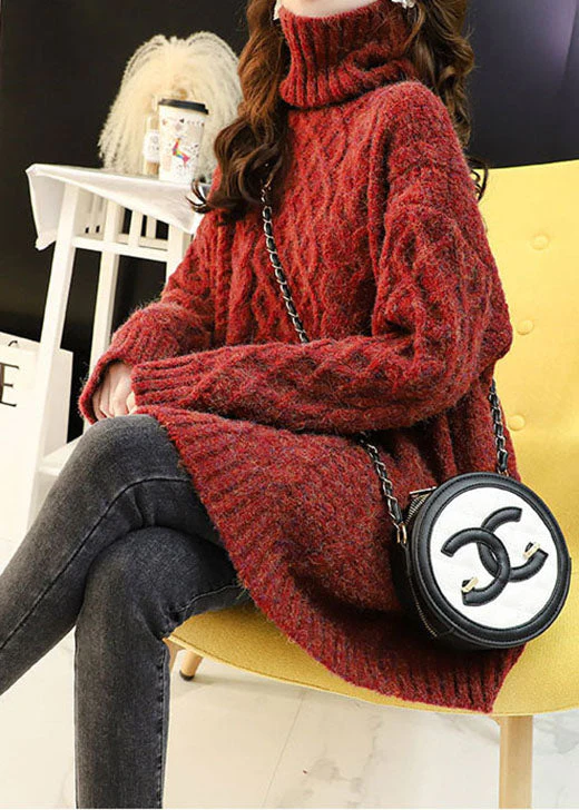 Dames Plus Size Gebreide Trui voor de Winter - Image 3