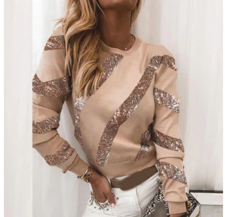 Dames Pullover met Lange Mouwen en O-hals - Image 10