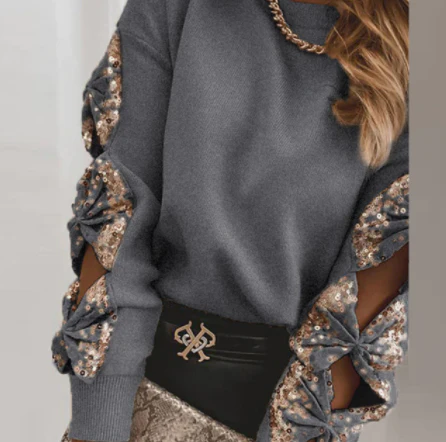 Dames Pullover met Lange Mouwen en O-hals - Image 13
