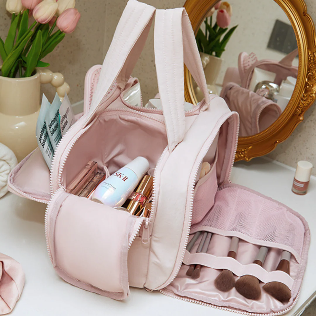 Dames Reis Toilettas Multifunctioneel Organizer Met Slimme Compartimenten - Image 3