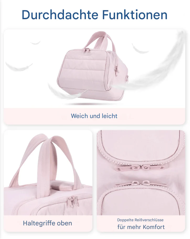 Dames Reis Toilettas Multifunctioneel Organizer Met Slimme Compartimenten - Image 5
